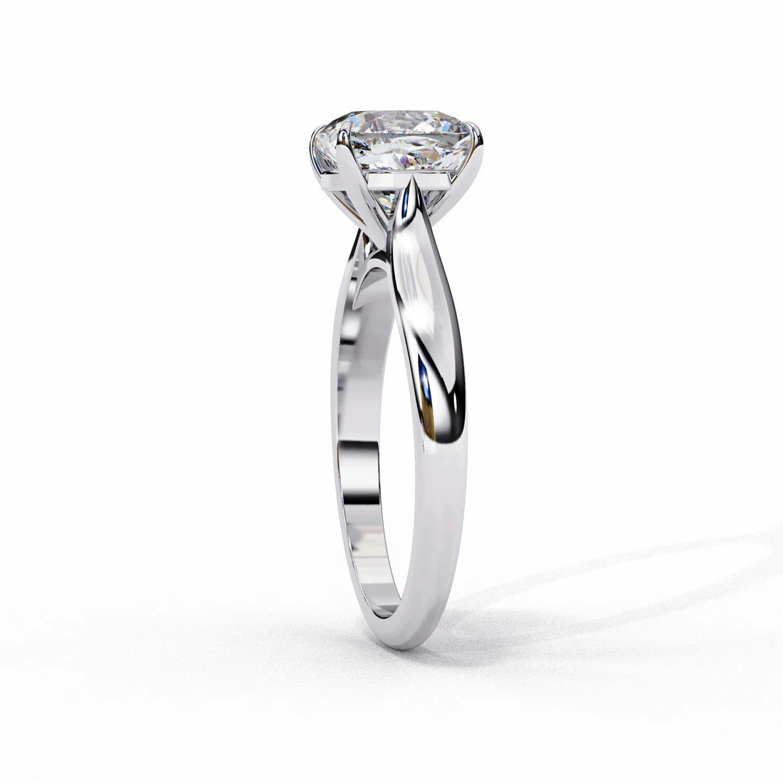 Timeless Cushion-Cut Diamond Ring in 925 Silver | Elegant Fine Jewelry for Special Occasions (1CT)