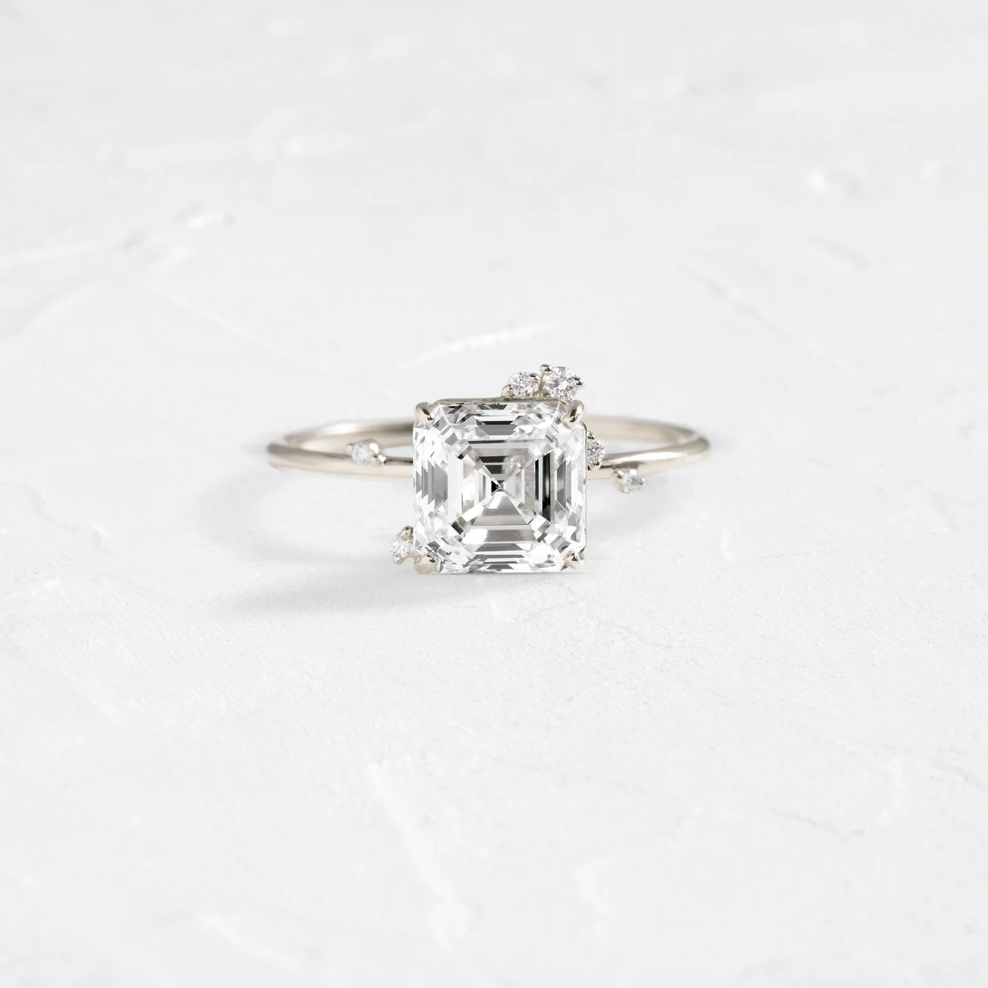 Twine Ring 0.50 CT Round Cut Diamond in 925 Sterling Silver | Braided Vintage Inspired Engagement Ring